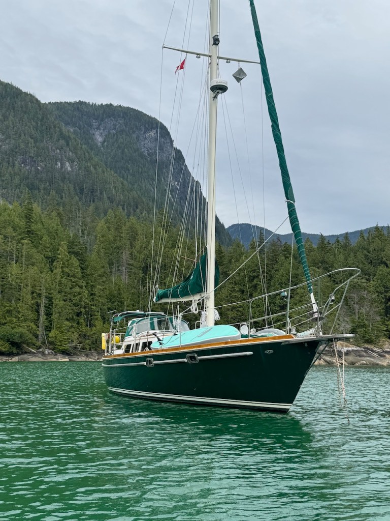 Green water in Simoom Sound