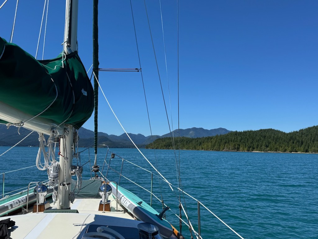Heading into Kyuquot Sound