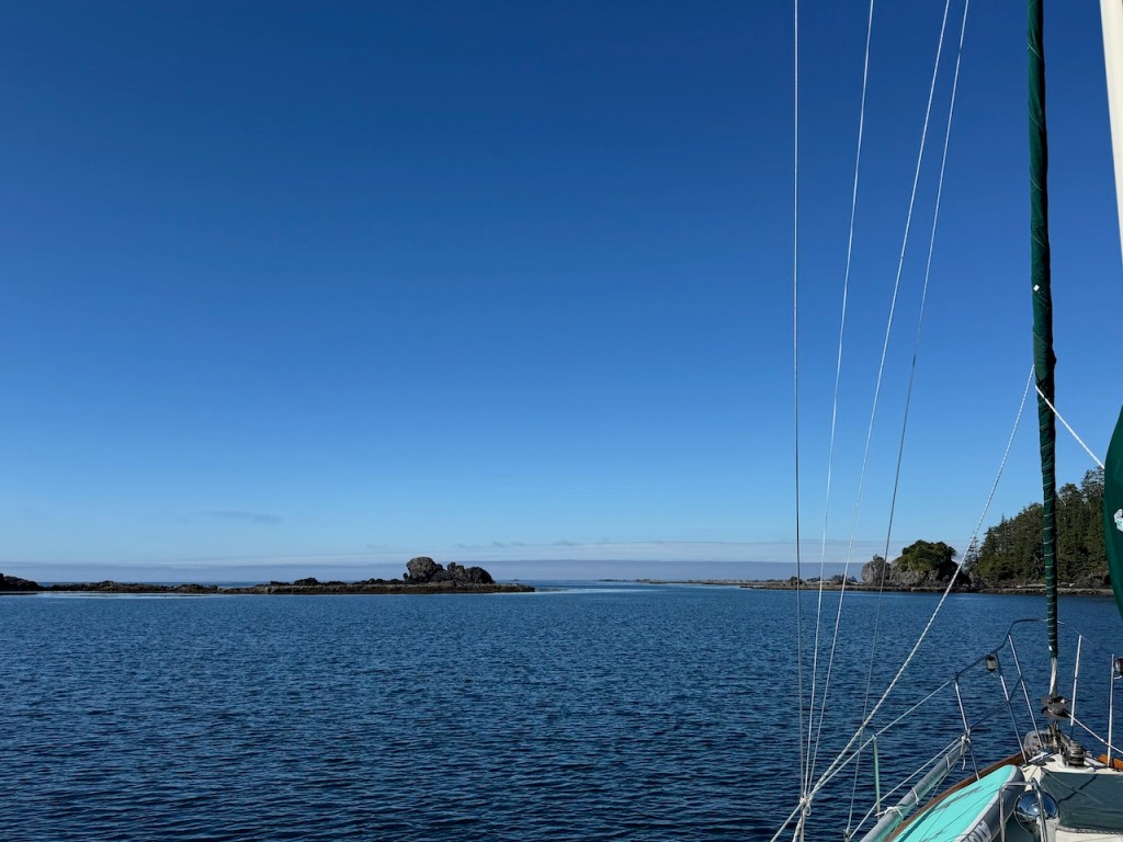 Rocky entrance to Walters Cove.
